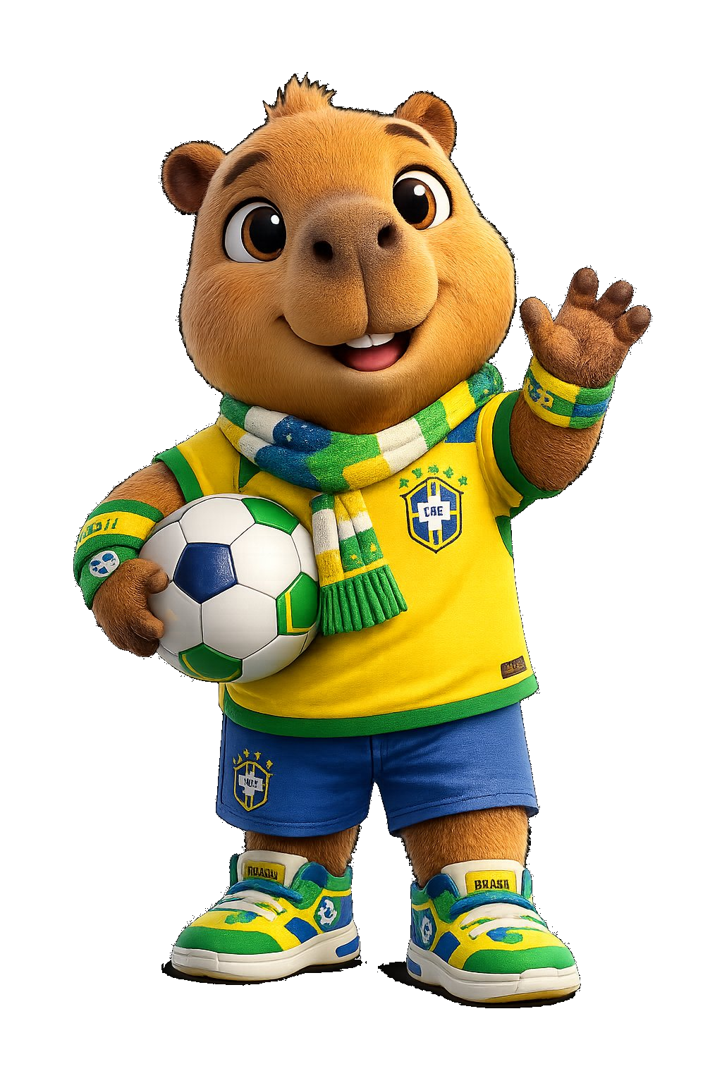 Capibrasa comemorando